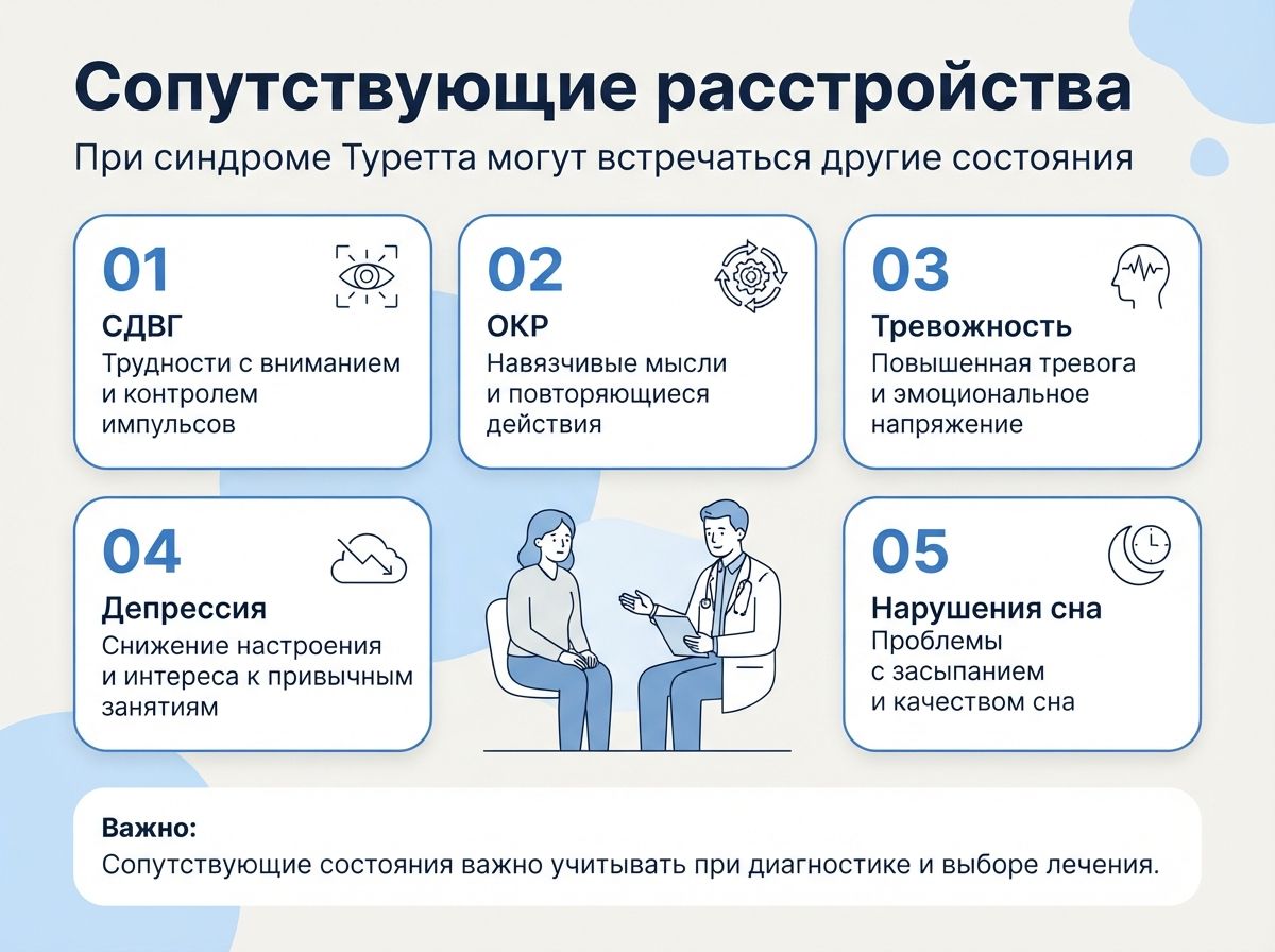 Лечение синдрома Туретта в Шилке инфографика